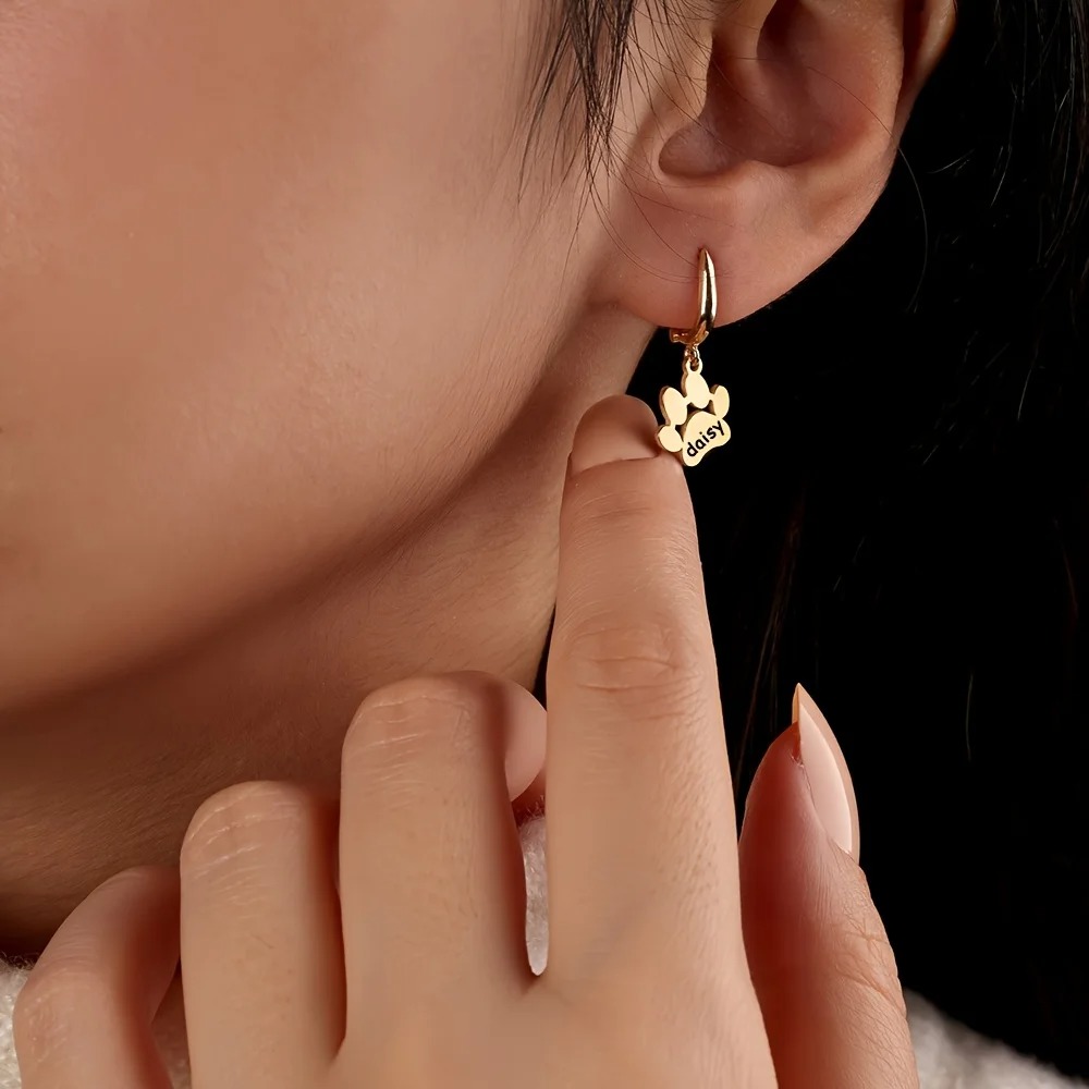 Personalized Pet Paw Print Ear - đánh giá và giá Cat Claw Bark