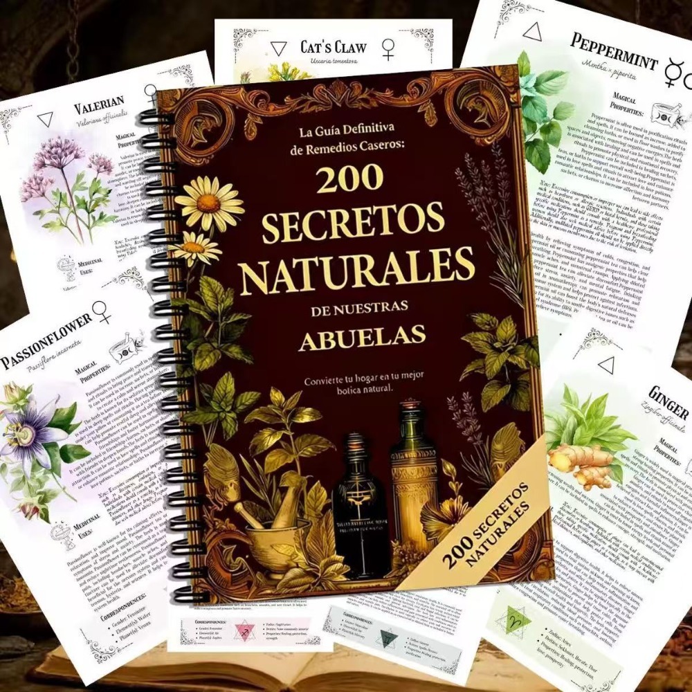 200 Natural Secrets A5 Spanish - đánh giá và giá Herbal Wellness Remedy