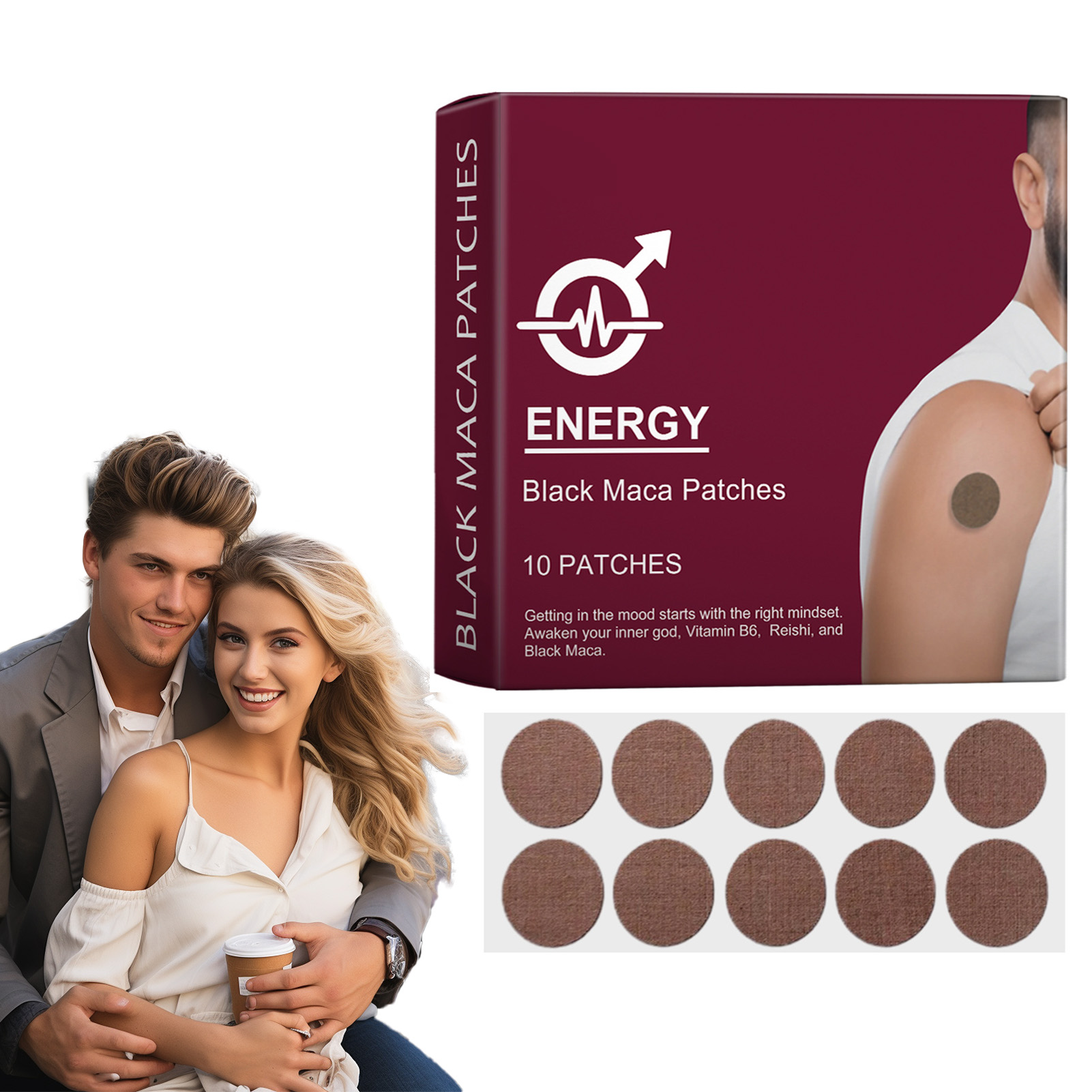 10/20/50pcs Men's Nursing Patc - đánh giá và giá Herbal Zone