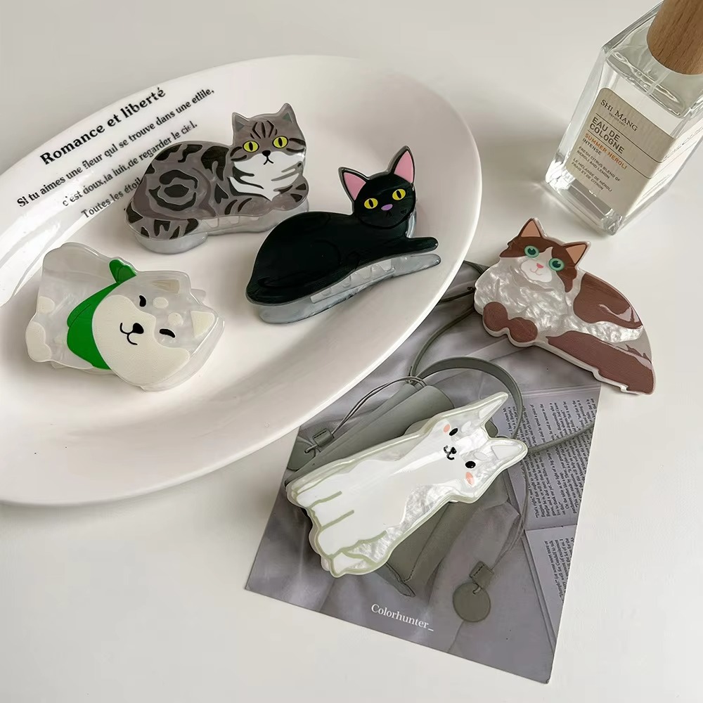 New Cat Hair Clip Women Cute L - đánh giá và giá Cat Claw Bark