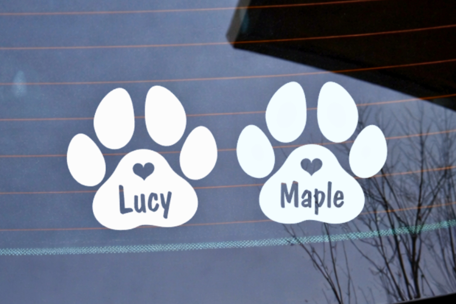2pcs Personalised Paw Print wi - đánh giá và giá Cat Claw Bark